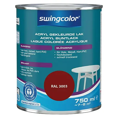 swingcolor  Acryllak RAL 3003 Robijnrood
