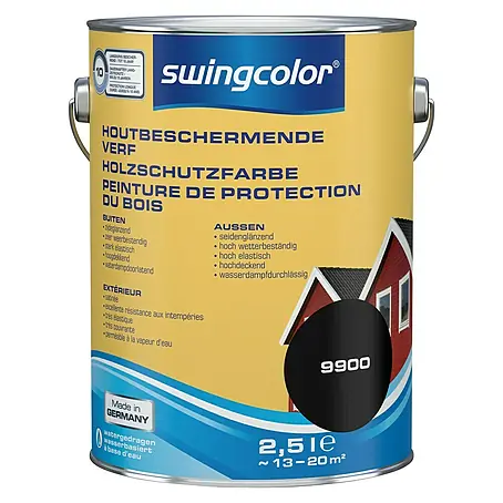 swingcolor  Houtbeschermende verf Zwart