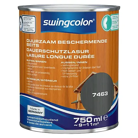 swingcolor  Houtbeschermingsbeits Duurzaam Nachtgrijs