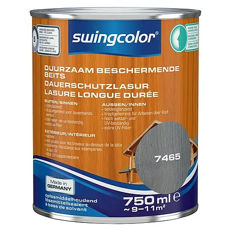 swingcolor  Houtbeschermingsbeits Duurzaam Antracietgrijs