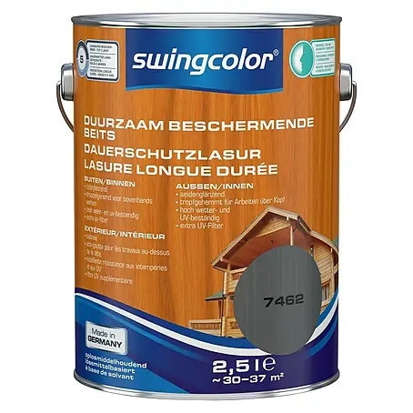 swingcolor  Houtbeschermingsbeits Duurzaam Duifgrijs