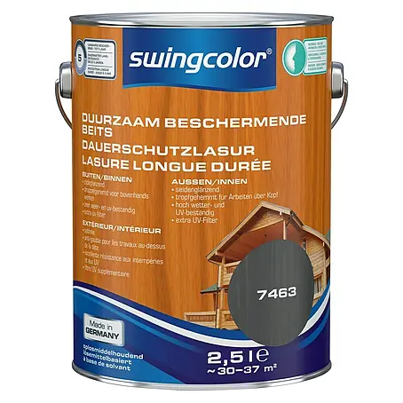 swingcolor  Houtbeschermingsbeits Duurzaam Nachtgrijs