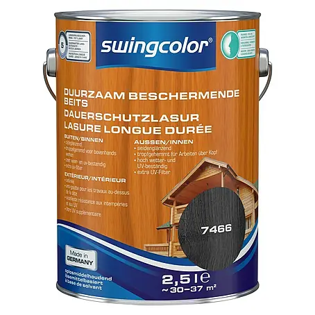 swingcolor  Houtbeschermingsbeits Duurzaam Granietgrijs