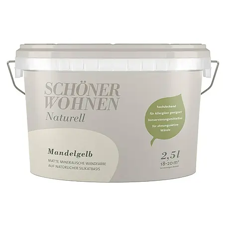 SCHÖNER WOHNEN-Farbe  Muurverf Naturell Amandelgeel