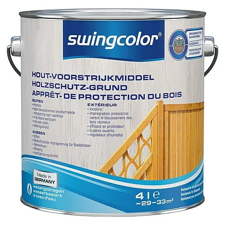 swingcolor  Voorstrijk Hout Kleurloos