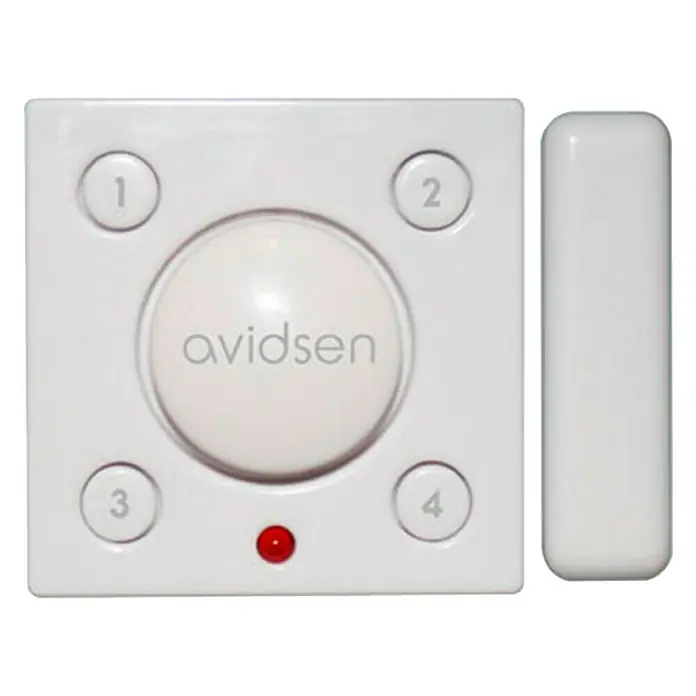 Avidsen Alarma para ventana mini - 105 dB, Funciona con energía solar - Vista frontal