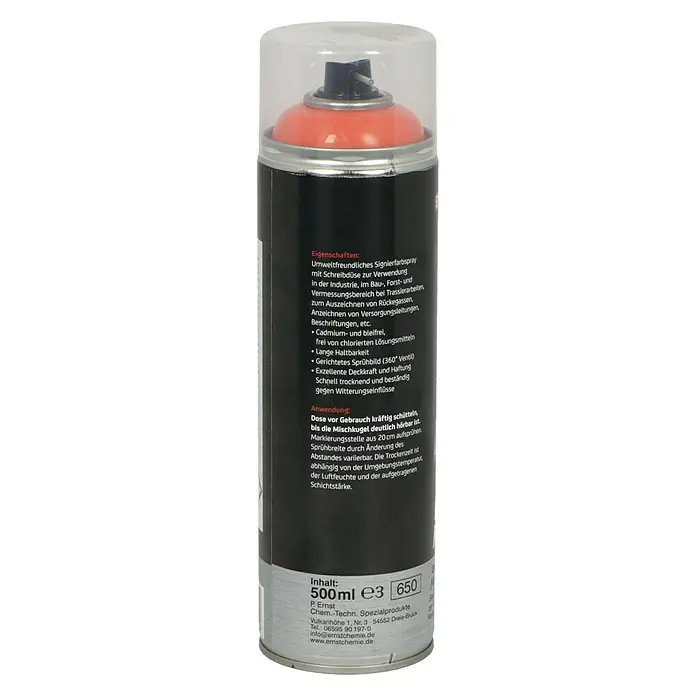 Profi Depot Signierfarbe - Neonrot, 500 ml - Linke Seitenansicht