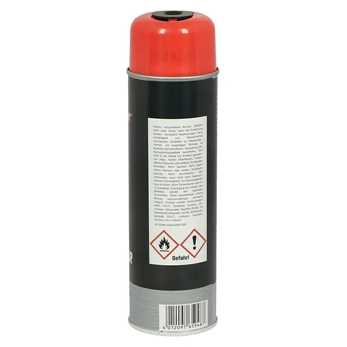 Profi Depot Linienmarkierer - Feuerrot, 500 ml - Rechte Seitenansicht