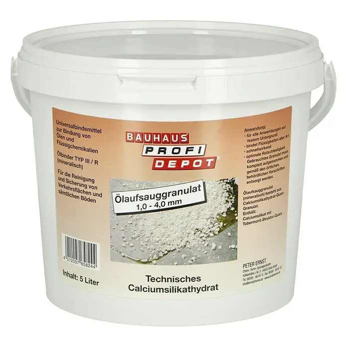 Profi Depot Ölaufsaug-Granulat - 5 kg - Vorderansicht