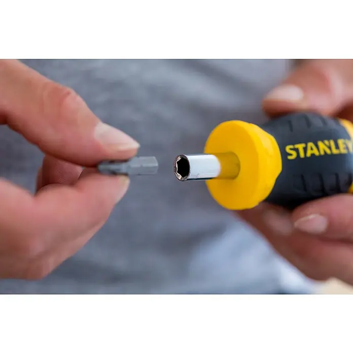 Stanley Vergaser Schraubendreher Stubby 0-66-357 - 8 -tlg. - Detailaufnahme