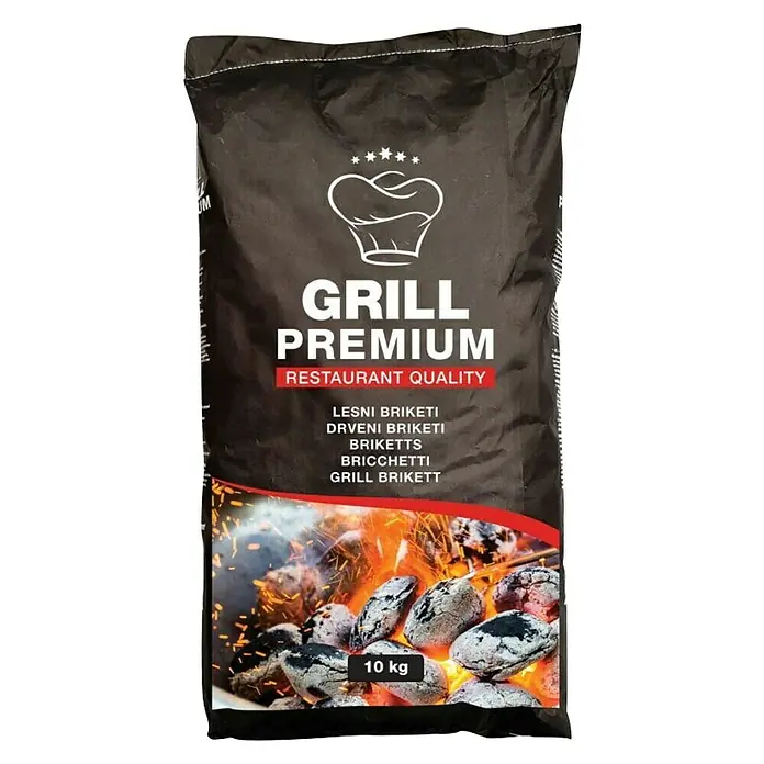 Drveni briketi Premium - 10 kg - Pogled sprijeda