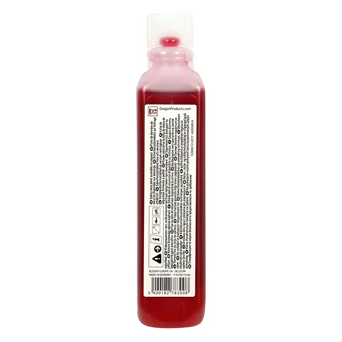 Oregon Zweitaktöl - 100 ml - Rückansicht