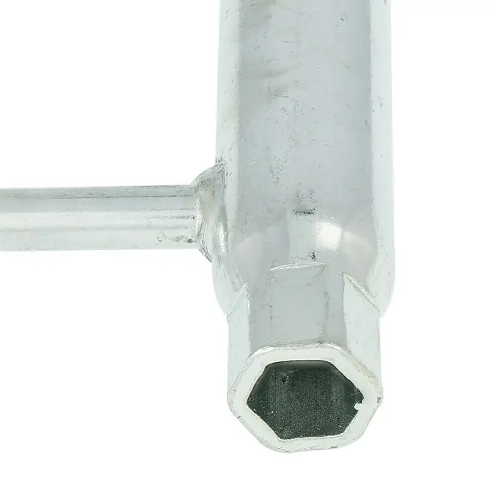 Oregon Kombi-Schlüssel - Maße Innensechskanteinsatz: 10 x 16 mm - Detailaufnahme