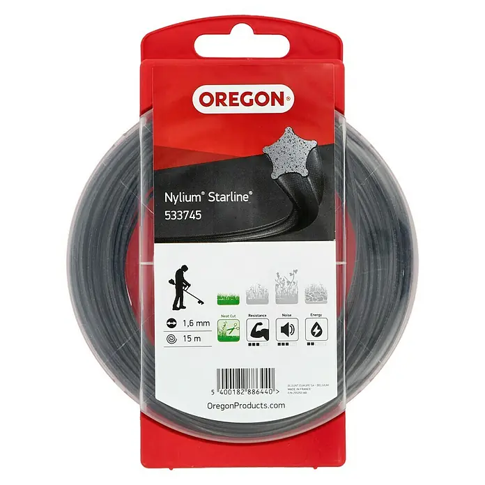Oregon Nylonfaden Starline - Fadenlänge: 15 m, Fadenstärke: 1,6 mm - Draufsicht