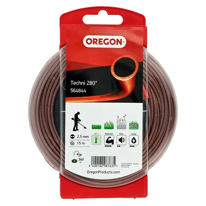 Oregon Najlonski konac - Duljina niti: 15 m, Debljina niti: 2,5 mm - Pogled s gornje strane