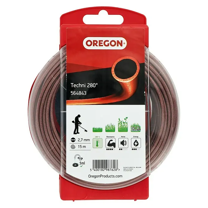 Oregon Nylonfaden Techni - Fadenlänge: 15 m, Fadenstärke: 2,7 mm - Draufsicht