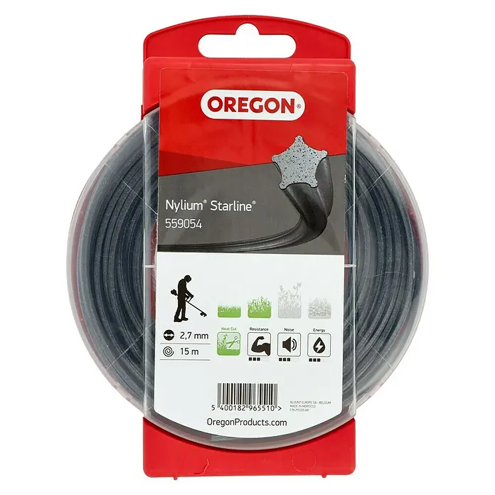 Oregon Nylonfaden Starline - Fadenlänge: 15 m, Fadenstärke: 2,7 mm - Draufsicht