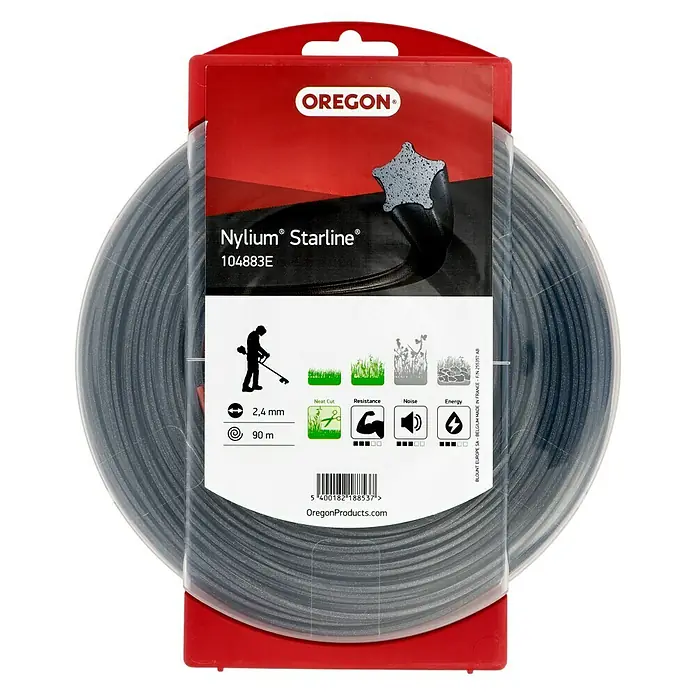 Oregon Nylonfaden Starline - Fadenlänge: 90 m, Fadenstärke: 2,4 mm - Draufsicht