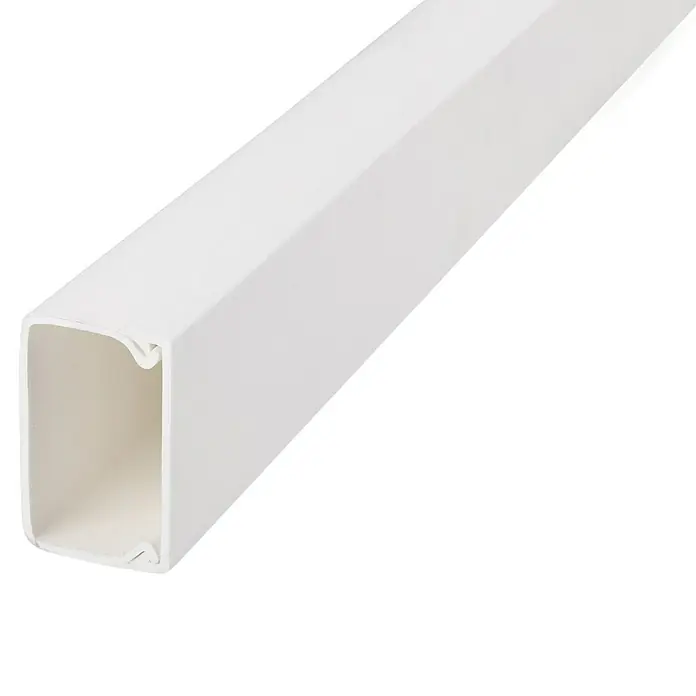 Kabelgoot - 2 m x 40 mm x 25 mm, Wit - Close-up