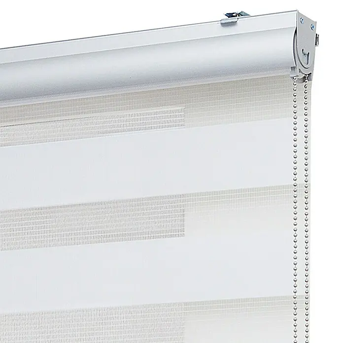 Estor noche y día Platinum - An x Al: 80 x 250 cm, Blanco - Primer plano