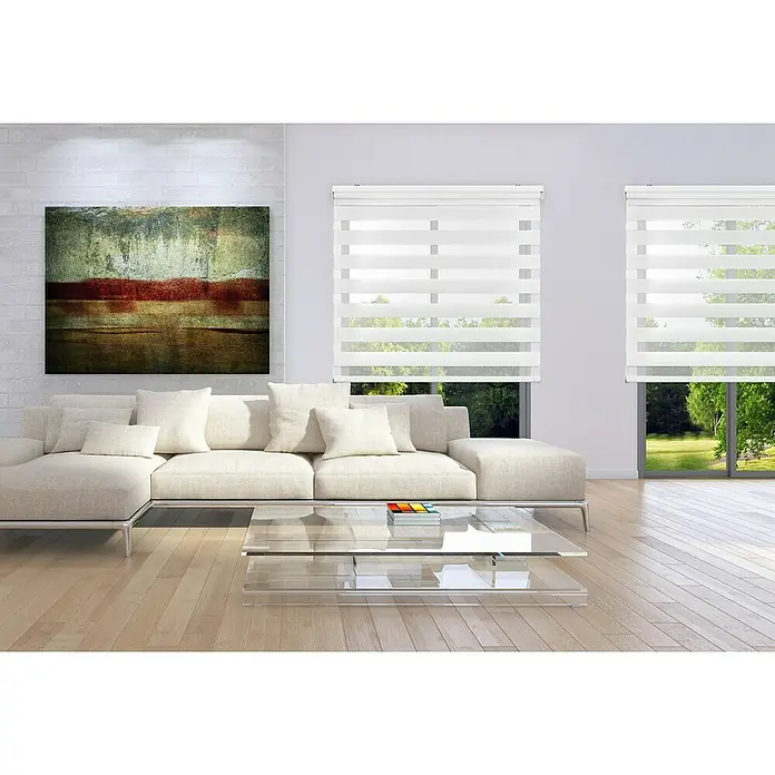 Estor noche y día Duolux - An x Al: 60 x 180 cm, Blanco - Foto ambiente
