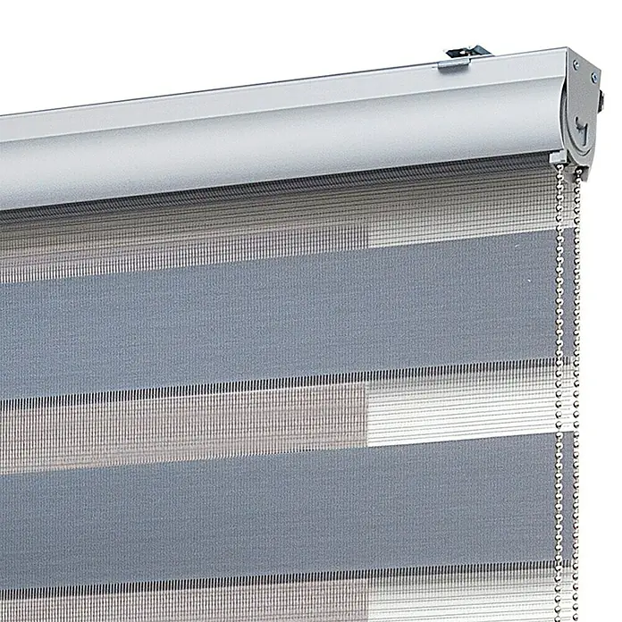 Estor noche y día Platinum - An x Al: 80 x 250 cm, Plateado - Primer plano