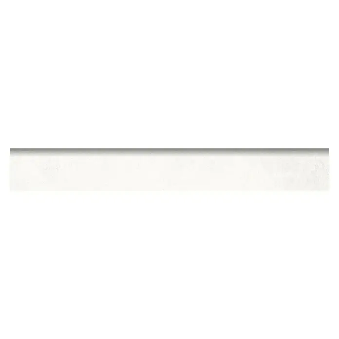 Zócalo cerámico Madox - 8 x 60 cm, Blanco - Vista frontal