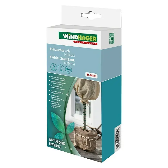 Windhager Winterschutz Heizschlauch - 6 m - Diagonale Ansicht