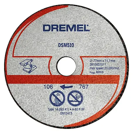 Dremel  Disco de corte DSM 510