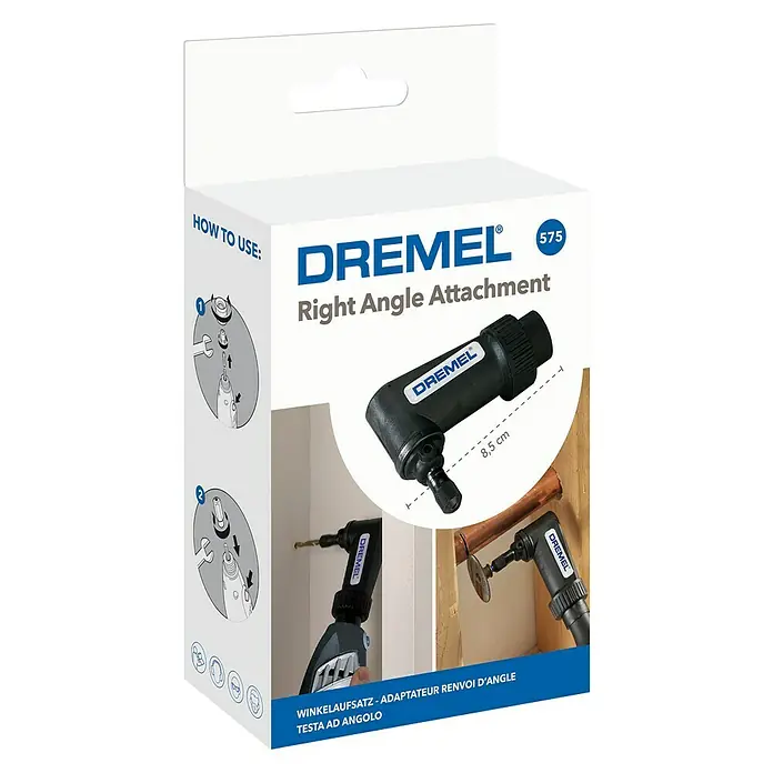 Dremel Winkeladapter 575 - Passend für: Dremel Multifunktionsgeräte - Diagonale Ansicht