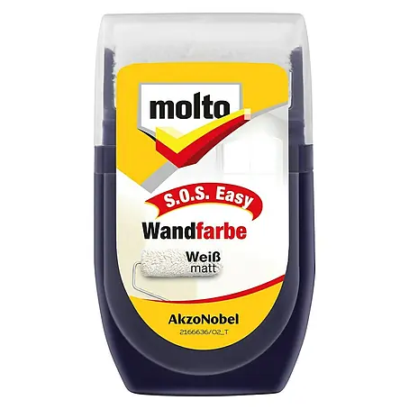 Molto  Wandfarbe S.O.S. Easy mit Ausbesserungsroller