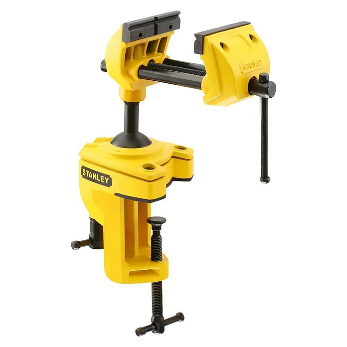 Stanley Schraubstock MaxSteel - Backenbreite: 70 mm - Diagonale Ansicht