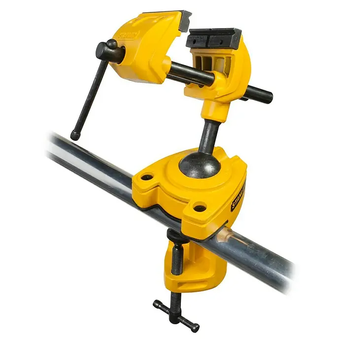 Stanley Schraubstock MaxSteel - Backenbreite: 70 mm - Diagonale Ansicht