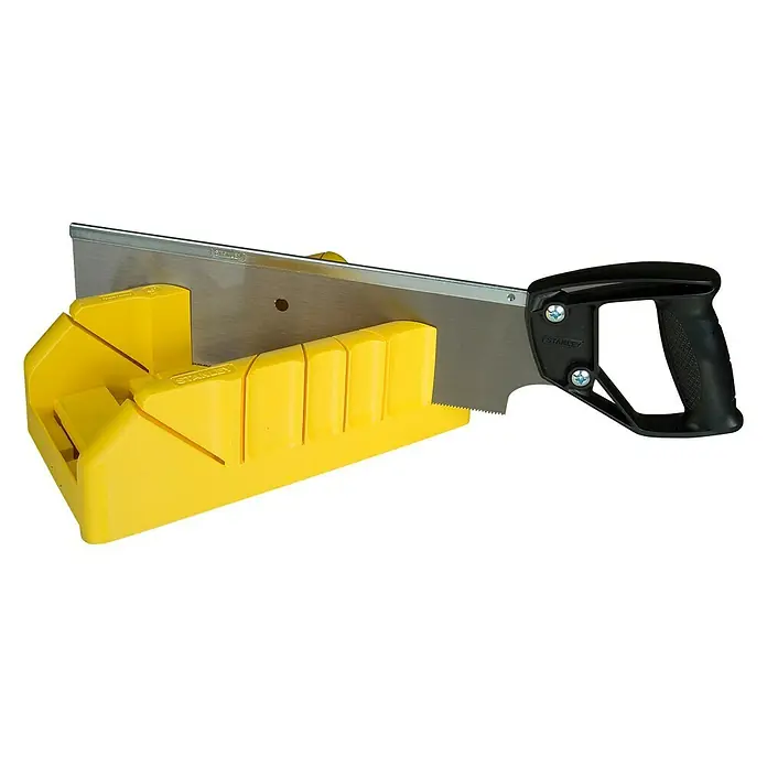 Stanley Gehrungsschneidladen-Set - Blattlänge: 355 mm, 350 x 143 x 95 mm - Diagonale Ansicht