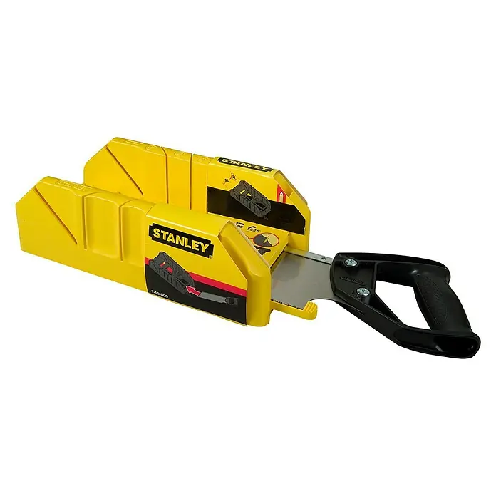 Stanley Gehrungsschneidladen-Set - Blattlänge: 355 mm, 350 x 143 x 95 mm - Diagonale Ansicht