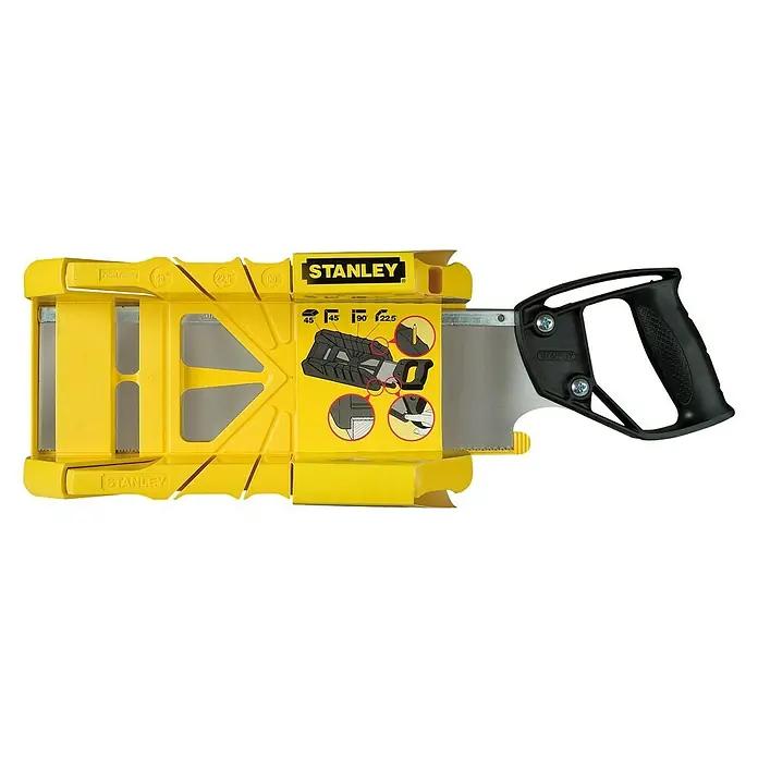 Stanley Gehrungsschneidladen-Set - Blattlänge: 355 mm, 350 x 143 x 95 mm - Linke Seitenansicht