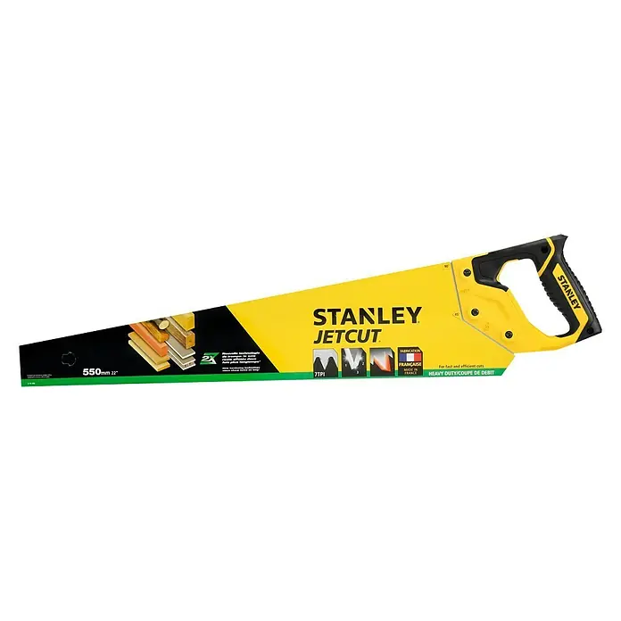 Stanley Handzaag JetCut SP 2-15-289 - Bladlengte: 550 mm, 7 tanden/inch - Zijaanzicht links
