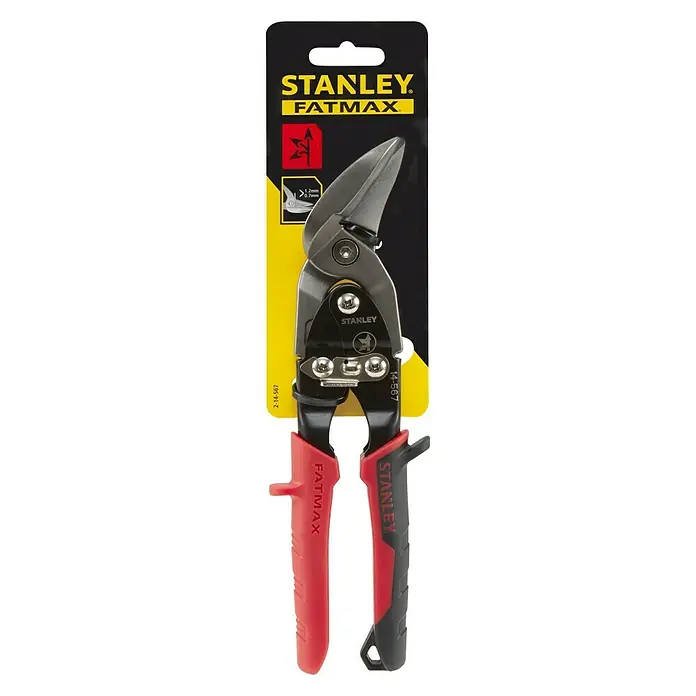 Stanley FatMax Blechschere MAXSTEEL - Länge: 250 mm, Schnittlänge: 1,2 mm, Linksschneidend - Ansicht von oben