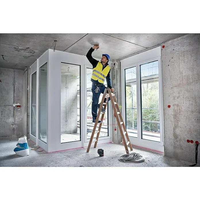 Bosch Professional Kombilaser GCL 2-50 G mit Bosch Professional Stativ BT 150 - Arbeitsbereich: 50 m (mit Empfänger) - Anwendungsbeispiel