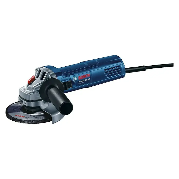 Bosch Professional Winkelschleifer GWS 900 - 900 W, Durchmesser Scheibe: 125 mm, Leerlaufdrehzahl: 11.000 U/min - Rechte Seitenansicht