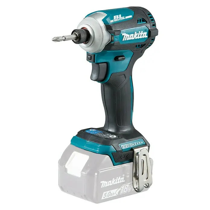 Makita Akku-Schlagschrauber DTD17 1Z - 18 V, Ohne Akku, Leerlaufdrehzahl: 0 U/min - 3.600 U/min - Diagonale Ansicht