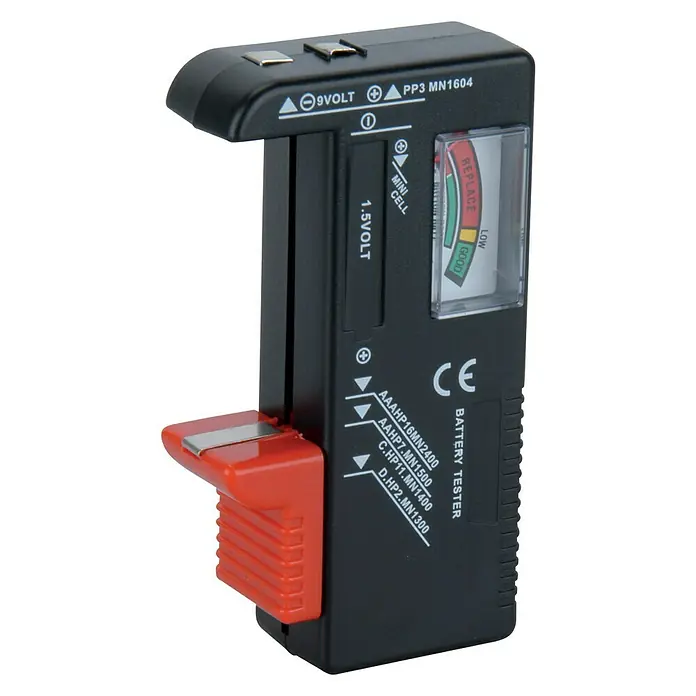 Profi Depot Batterieprüfgerät - Analoganzeige - Diagonale Ansicht