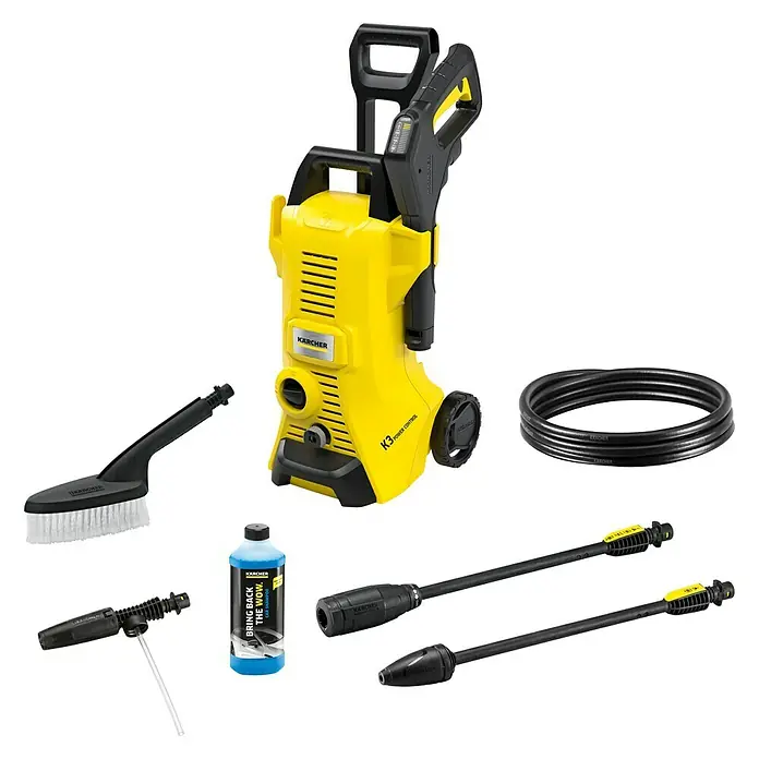 Kärcher Hogedrukreiniger K3 Power Control Car - Max. druk: 120 bar, Waterdoorvoer: 380 - 440 l/u - Diagonaal zicht