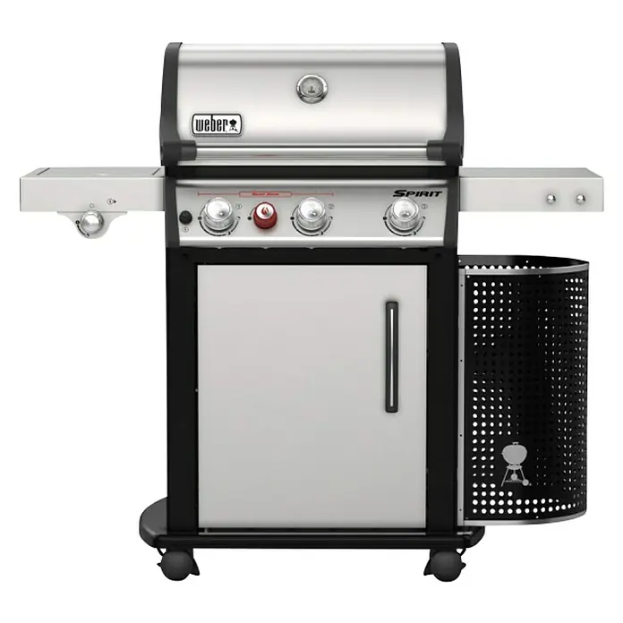 Weber Plinski roštilj Spirit SP-335 Premium GBS - Broj plamenika: 3, Dimenzija rešetke za pečenje: 61 x 45 cm, 9,38 kW - Pogled sprijeda