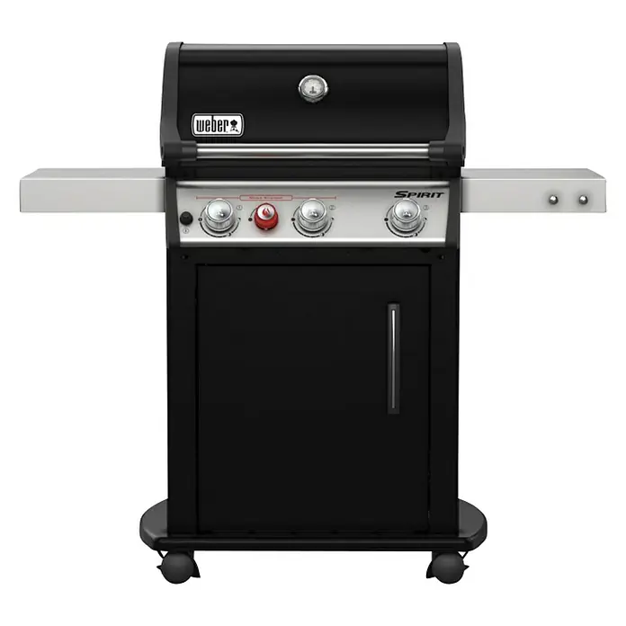 Weber Plinski roštilj Spirit E-325S GBS - Broj plamenika: 3, Dimenzija rešetke za pečenje: 61 x 45 cm, 9,38 kW - Pogled sprijeda