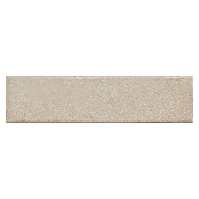 Marazzi Sockelfliese Time - 7 x 60 cm, Ficelle, Matt - Draufsicht