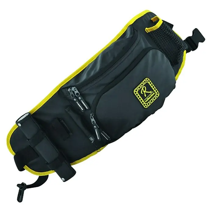 Tubertini Bolsa riñonera R Line - Negro/Amarillo, Apto para: Accesorios de pesca - Vista angular