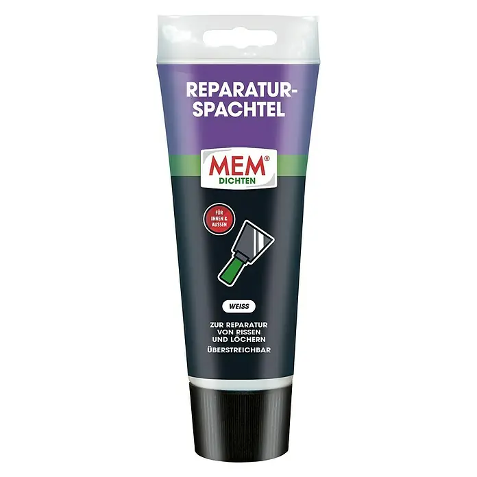MEM Reparaturspachtel - 330 g, Weiß - Vorderansicht