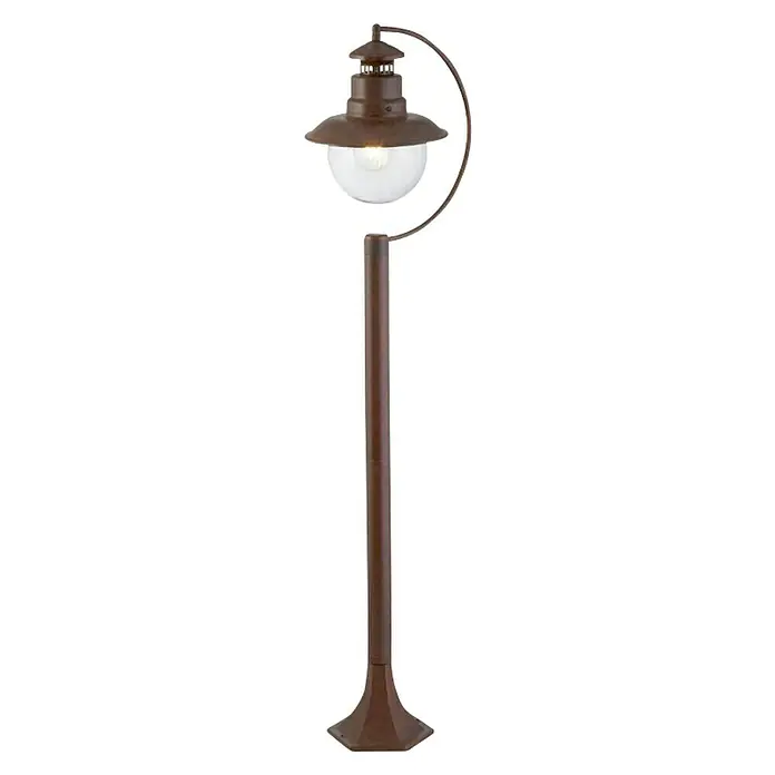 Searchlight Station Sokkellamp voor buiten - Hoogte: 28 cm, Brons - Vooraanzicht