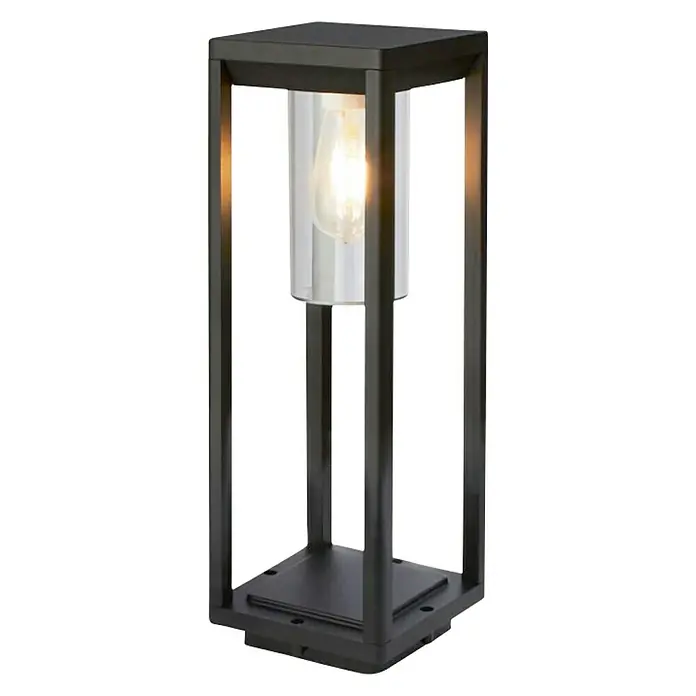 Searchlight Sandr Sokkellamp voor buiten - Hoogte: 45 cm, Zwart - Diagonaal zicht